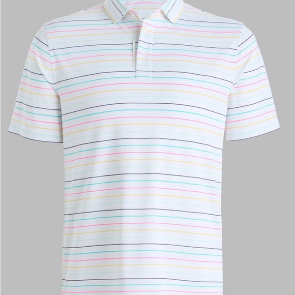 G/FORE Classic Striped Polo Shirt for Men - Picture 1 of 5